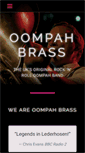 Mobile Screenshot of oompahbrass.com